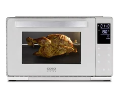 Mikrobangų krosnelė Caso | Compact orkaitė | Bake &amp; Style 26 Touch | Easy Clean | Compact | 1500 W | Sidabrinis