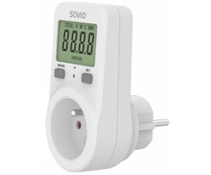 Savio Vatmetras su LCD ekranu, 16a, 3680w, ae-02