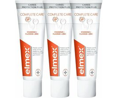 Elmex dantų pasta Caries Protection Plus Complete Care 3 x 75 ml