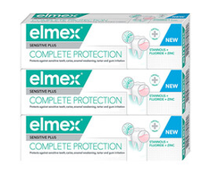 Elmex Dantų pasta Sensitiv e Plus Complete Protection Tripack 3 x 75 ml