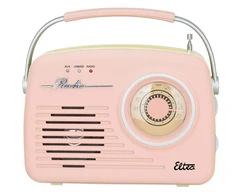 Eltra Radio LUIZA RETRO SP-11 MP3 USB SD Rožinė