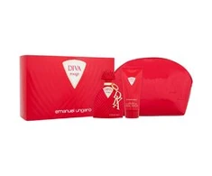 Emanuel Ungaro Diva Rouge Epv 100ml Leche Corporal 100ml Neceser dovanų rinkinys