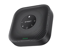Konferencijų Garsiakalbis - EMEET OfficeCore M0 Plus 4-Mikrofonų Rinkinys, USB-C, Bluetooth, Juoda