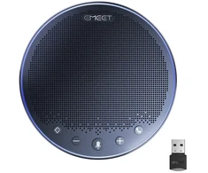 Konferencijų garsiakalbis - Emeet OfficeCore M3 (4 mikrofonai, 360° garsas, 5200 mAh, USB-C, Bluetooth, 3.5 mm)