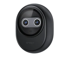 Web kamera - EMEET Piko 4K Dual-Lens AI Autofocus, 3 Mikrofonai, Plug-and-Play, Juoda