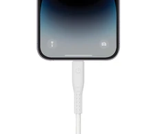 ENERGEA kabelis Flow USB-C - LightningC94 MFI 1.5m baltos spalvos 60W 3A PD Fast Charge