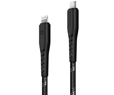 ENERGEA kabelis Nyloflex USB-C - LightningC94 MFI 1.5m juodos spalvos