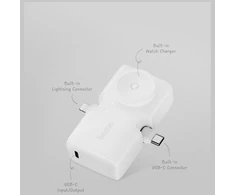 Energea PowerBank 3in1 Bazic Koda 5000mAh PD20W USB-C/Lightning juodos spalvos