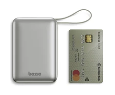 Energea PowerBank 4in1 Bazic Fusion Mini 20000mAh kabelis USB-C/Lightning pilkos spalvos