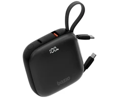 Energea PowerBank 4in1 Bazic Fusion 10000mAh PD20W USB-C/Lightning juodos spalvos