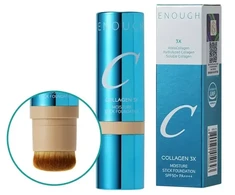 „ENOUGH Collagen 3X“ drėkinamasis pieštukinis makiažo pagrindas SPF5 №21N 14 g