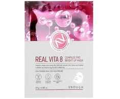 ENOUGH Real Vita 8 Complex Pro skaistinanti kaukė (1 vnt.)