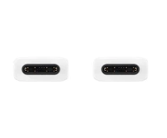 EP-DA705BWE Samsung USB-C/USB-C Data Cable 3A 1m baltos spalvos (OOB Bulk pakuotė)