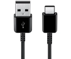 EP-DR140ABE Samsung USB-C duomenų kabelis 0.8m juodos spalvos (Bulk)