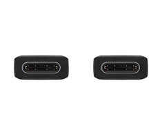 EP-DW767JBE Samsung USB-C/USB-C duomenų kabelis 3A 1.8m juodos spalvos (OOB Bulk)