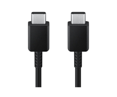 EP-DX310JBE Samsung USB-C/USB-C duomenų kabelis 3A 1.8m juodos spalvos (Bulk)
