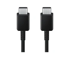 EP-DX310JBE Samsung USB-C/USB-C duomenų kabelis 3A 1.8m juodos spalvos (Bulk)