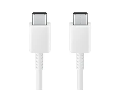 EP-DX310JWE Samsung USB-C/USB-C duomenų kabelis 3A 1.8m baltos spalvos (Bulk)