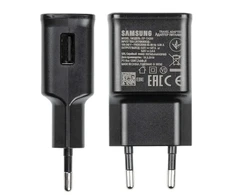 EP-TA200EBE + EP-DR140ABE Samsung 15 W kelioninis įkroviklis + USB-C duomenų kabelis juodas (OOB masinis)