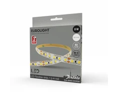 Epistar 2835 8W 3000K IP20 60LED/m 80lm/W 5m Eurolight