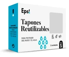 "Eps" daugkartinio naudojimo ausų kištukai, dydis S 2vnt