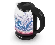 Virdulys ESPERANZA ELECTRIC GLASS KETTLE WITH LED AND TEMPERATURE CONTROLER LOIRE 1.7 L Juodas