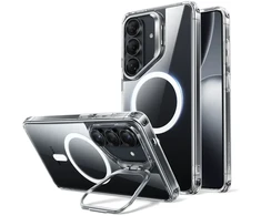 Dėklas ESR hibridinis stovas „Stash“ Samsung S26, skaidrus