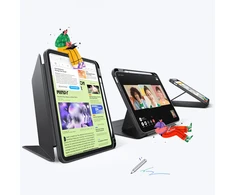 ESR atverčiamas hibridinis dėklas, skirtas iPad 10.9" 2022 (10 kartos) / 11" 2025 (11 kartos) - Juodas