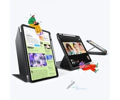 ESR Flip Hybrid Case for iPad Air 13" (2024/2025/2026) - Juodas