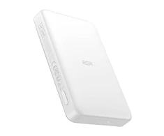 ESR Qi2 MagSlim 10000 mAh magnetinis maitinimo blokas (baltas)