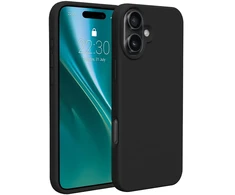Dėklas Telforceone Etteri Silicone Apple iPhone 16 Plus 6,7" juodos spalvos