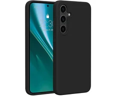 Dėklas Telforceone Etteri Silicone Samsung Galaxy S25 juodos spalvos