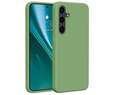 Dėklas Telforceone Etteri Silicone Samsung Galaxy S25 Plus šviesiai žalios spalvos