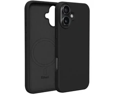 Etteri silikoninis Mag dėklas, skirtas iPhone 17 Air, juodas
