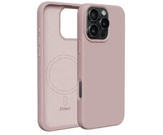 Etteri silikoninis Mag dėklas, skirtas iPhone 17 Pro / 18 Pro, šviesiai rožinis