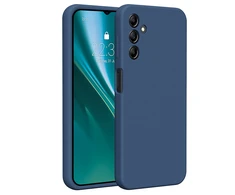 Dėklas Telforceone Etteri Silicone Samsung Galaxy A14 mėlynos spalvos