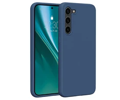 Dėklas Telforceone Etteri Silicone Samsung Galaxy S23 Plus mėlynos spalvos