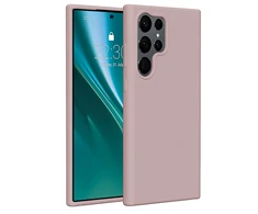 Dėklas Telforceone Etteri Silicone Samsung Galaxy S23 Ultra rožinės spalvos