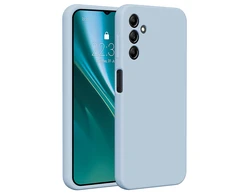 Dėklas Telforceone Etteri Silicone Samsung Galaxy A14 žydros spalvos