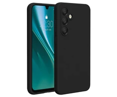 Dėklas Telforceone Etteri Silicone Samsung Galaxy S24 FE juodos spalvos