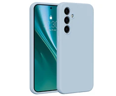 Dėklas Telforceone Etteri Silicone Samsung Galaxy S23 FE žydros spalvos