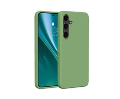 Dėklas Telforceone Etteri Silicone Samsung Galaxy S25 Plus šviesiai žalios spalvos