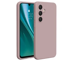 Dėklas Telforceone Etteri Silicone Samsung Galaxy S24 FE rožinės spalvos