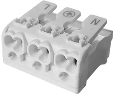 Eurolight Gnybtas L N PE šviestuvams 450V 16A 0.5-2.5mm
