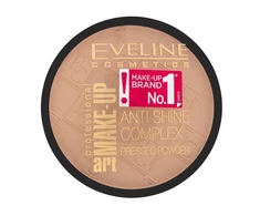 Eveline Cosmetics Eveline Make-Up Art Anti-Shine kompleksinė presuota pudra 32 Natural 14 g