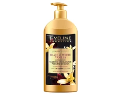 Eveline Cosmetics Luxury Expert Juodas &amp; Baltas Vanilla Vanilla Hydrating Apply daily Losjonas kūnui, 350 ml