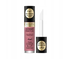 „Eveline Cosmetics Wonder Match Velour“ skruostų ir lūpų dažai 04, 4,5 ml