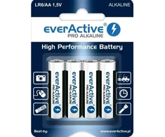 „everActive Pro“ šarminės didelio našumo baterijos LR6 | AA 1,5 V | 4 vnt.