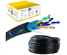 EXTRALINK CAT5E FTP F/UTP lauko vytos poros su geliu 305m