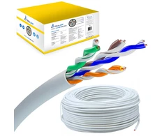 Extralink CAT5E UTP (U/UTP) V2 vidaus patalpoms | Susuktos poros tinklo kabelis | 305M